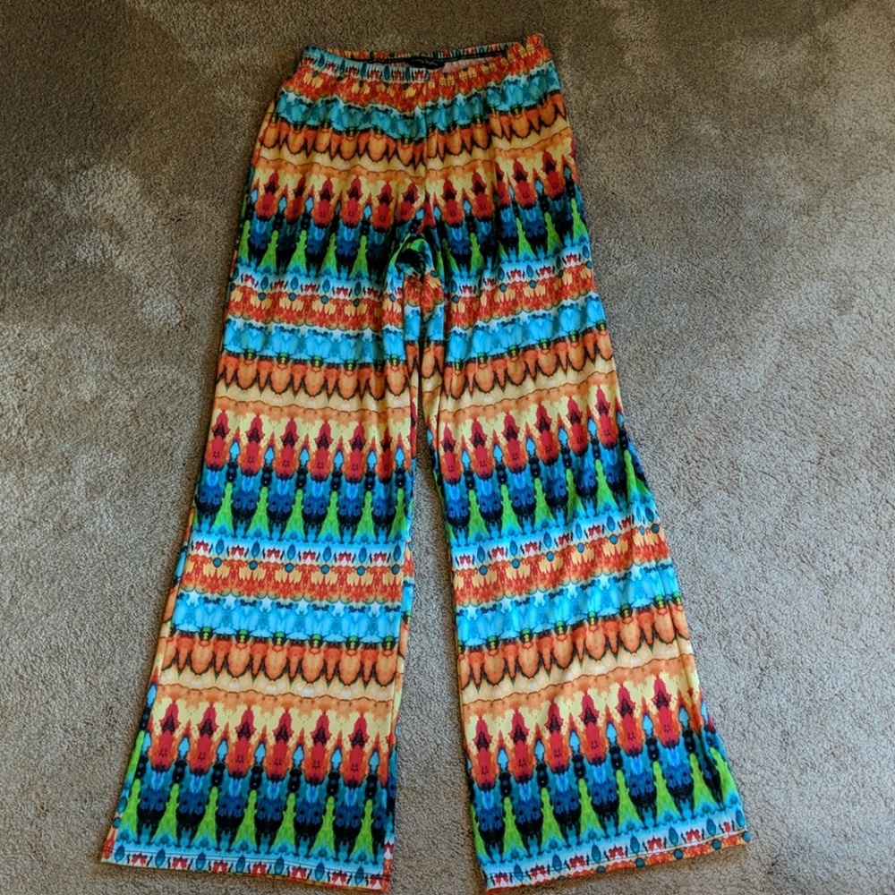 Palazzo Sunny Taylor multi-colored pants. Size S